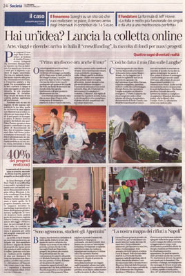 la stampa articolo langhe doc casalis film documentario langhe bottero giuseppe crowdfunding crowd social network documentary documentario film langhe doc eretici dvd